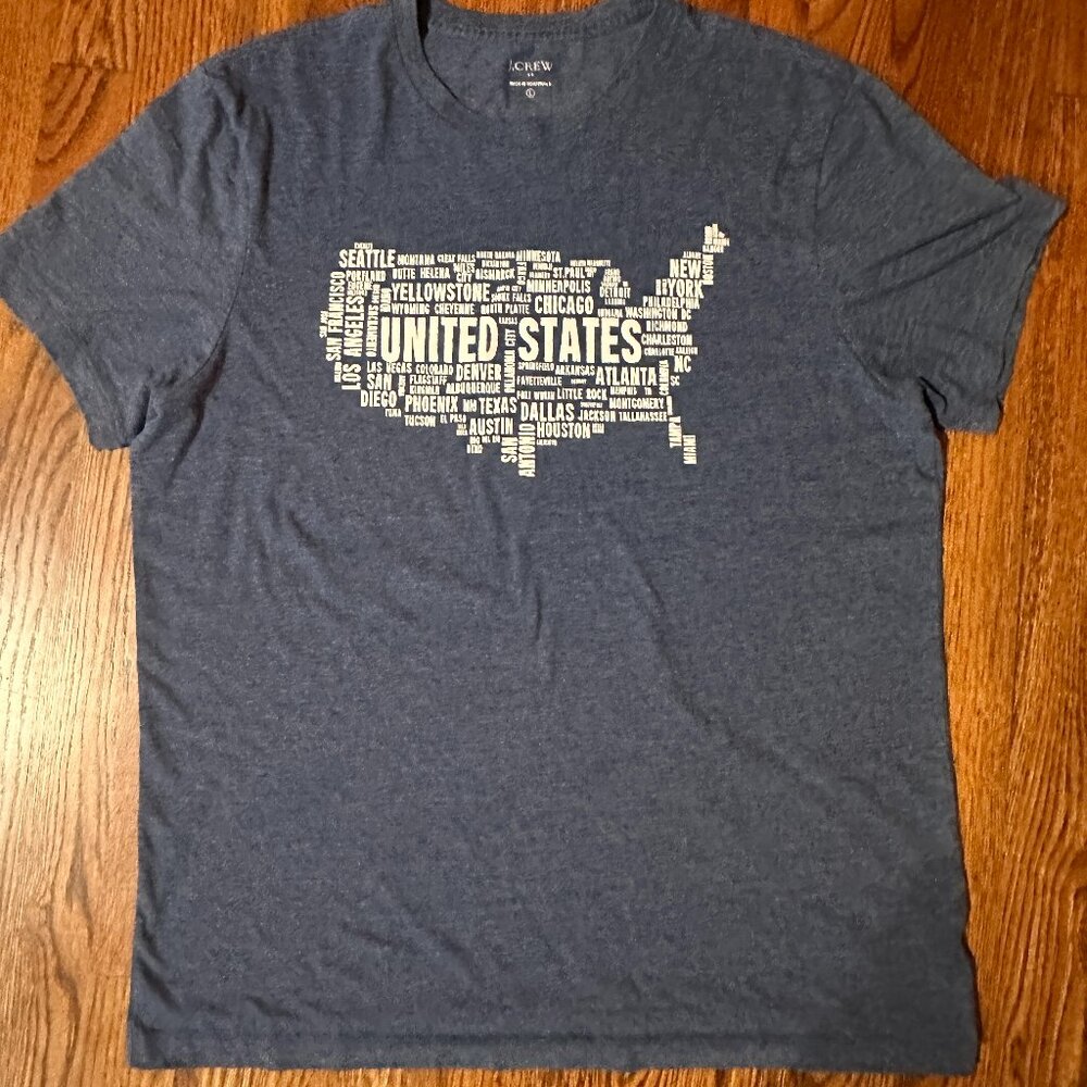 Men's J. Crew Graphic Tshirt size L